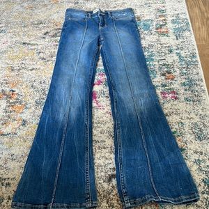 abercrombie kids jeans,, flare bottom